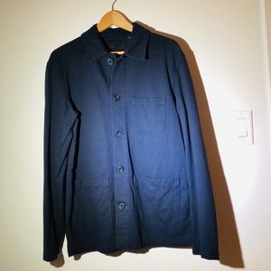 Men Washed Jersey Work Jacket